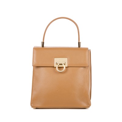 Lot 474 - Salvatore Ferragamo, a top handle Gancini...