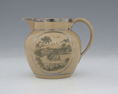 Lot 770 - A Drabware lustre jug of Chatsworth House,...