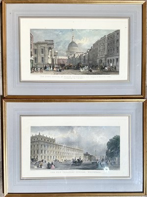 Lot 675 - Two 19th century framed colour engravings, to...