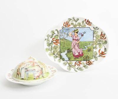 Lot 122 - An Aesthetic Movement Little Bo Peep...