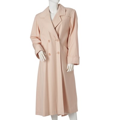 Lot 282 - Aquascutum, a vintage pale pink Melbury trench coat.