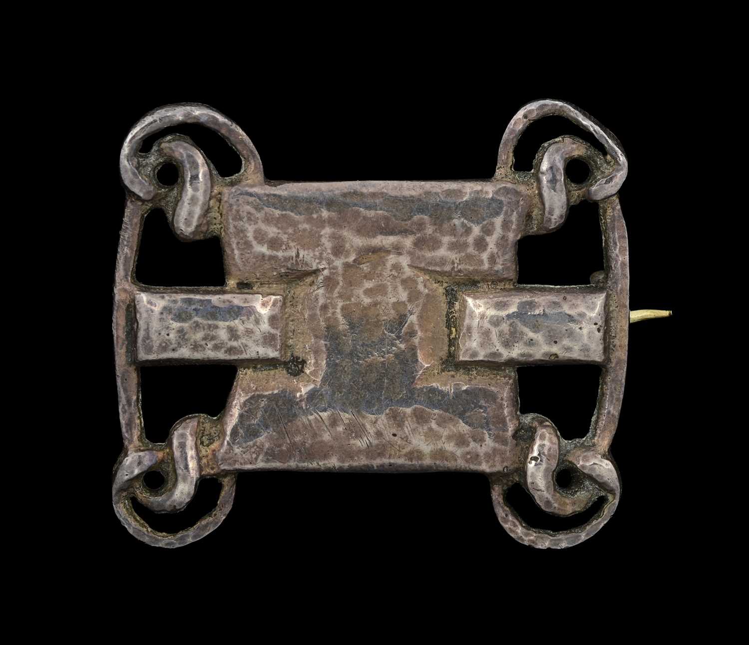 Lot 2 - Liberty & Co., by Archibald Knox, an Arts & Crafts silver Cymric brooch