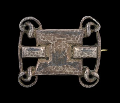 Lot 2 - Liberty & Co., by Archibald Knox, an Arts & Crafts silver Cymric brooch