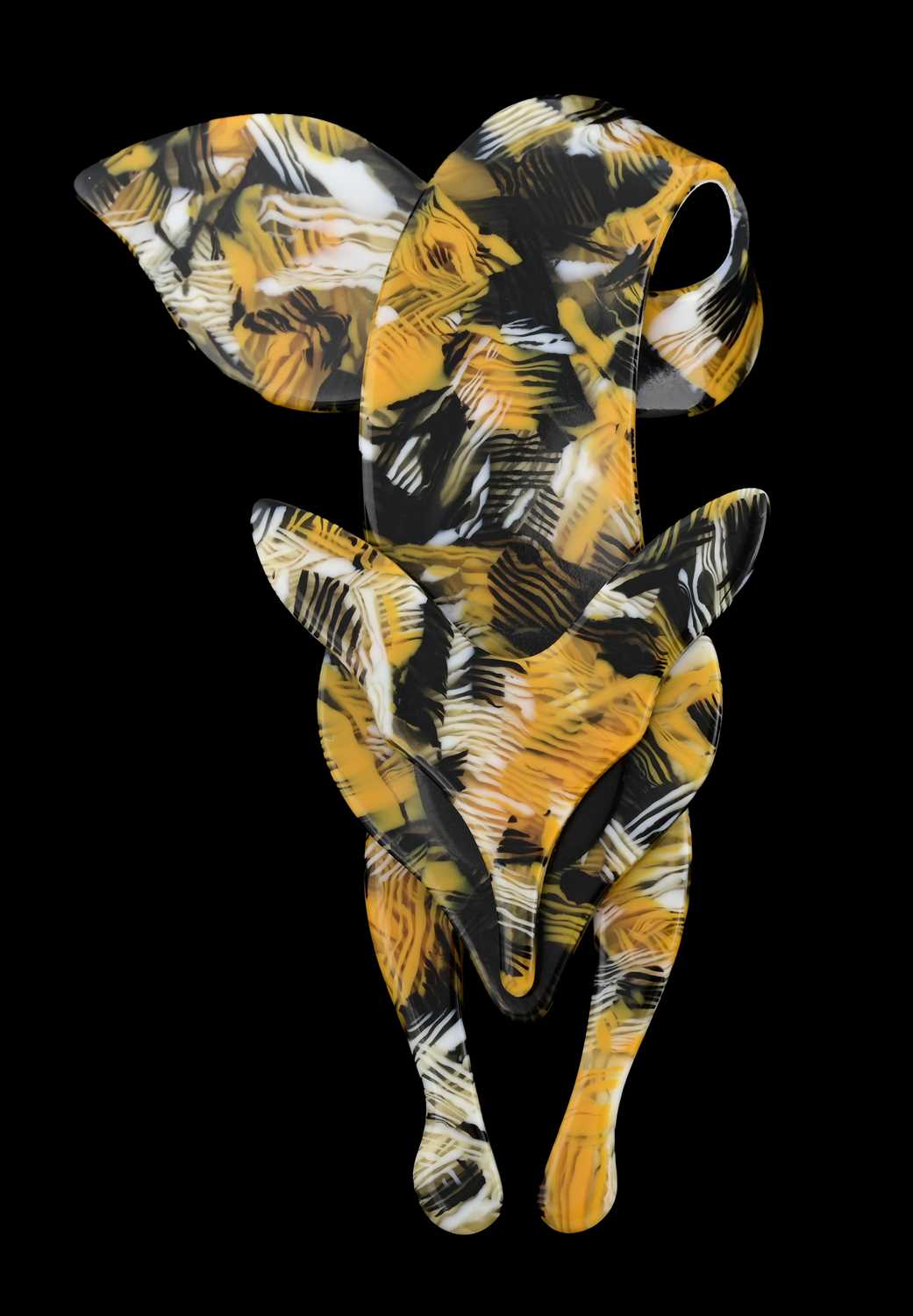 Lot 87 - Lea Stein, a celluloid fox brooch