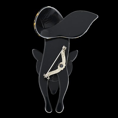 Lot 87 - Lea Stein, a celluloid fox brooch