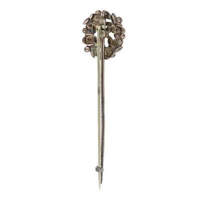 Lot 5 - Bernard Instone, an Arts & Crafts silver enamel floral bar brooch