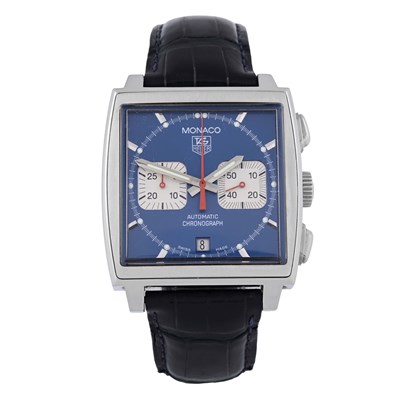 Lot 270 - Tag Heuer, a stainless steel Monaco chronograph wrist watch