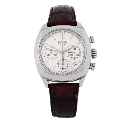 Lot 239 - Tag Heuer, a stainless steel Monza chronograph wrist watch