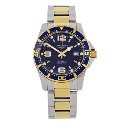 Lot 250 - Longines, a bi-colour Hydro Conquest bracelet watch