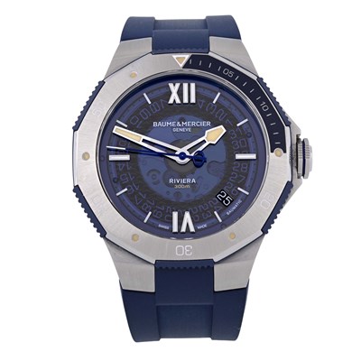 Lot 234 - Baume & Mercier, a stainless steel Riviera Azur 300m wrist watch