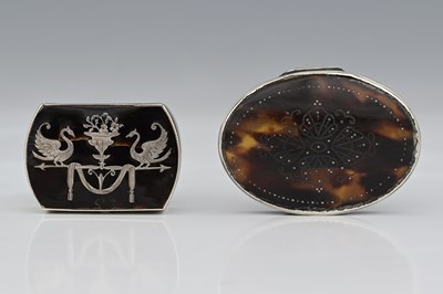 Lot 80 - An Edwardian silver and tortoiseshell box, by...