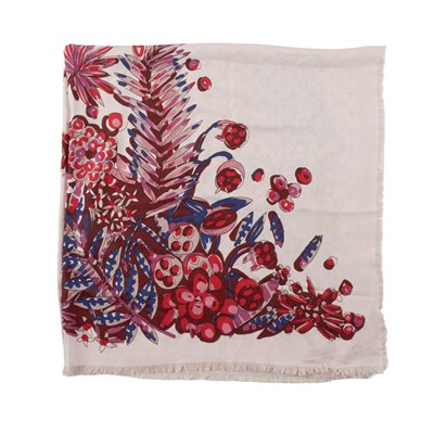 Lot 459 - Louis Vuitton, a 2016 Devogram silk/wool shawl.