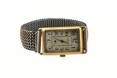 Lot 497 - J.W. Benson wrist watch, with 18ct gold head