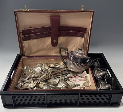 Lot 96 - A quantity of plated flatware, majority A1...