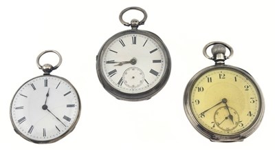 Lot 567 - A mixed group of pocket watches, to include 2...