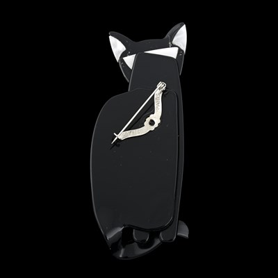 Lot 86 - Lea Stein, a celluloid cat brooch