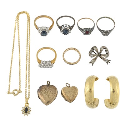 Lot 523 - A selection of jewellery