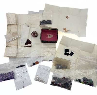 Lot 575 - A selection of various loose gemstones