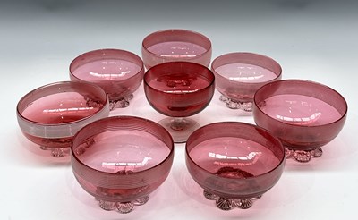 Lot 55 - A collection of eight various Victorian opaque...
