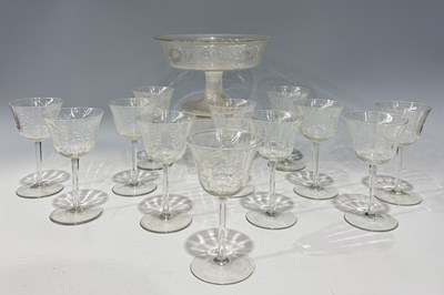 Lot 56 - A set of twelve early 20th century wine or...