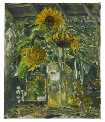 Lot 422 - Mary Martin (British, 1951), still life with...