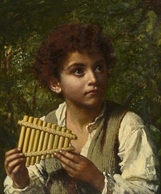 Lot 436 - Sophie Anderson (French/British, 1823-1903),...