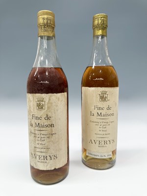 Lot 219 - Averys cognac, Fine de la Maison, 40 year old...