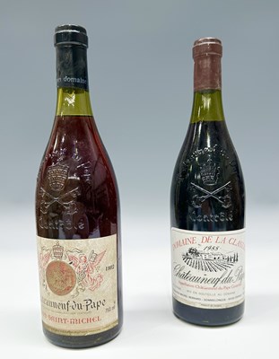 Lot 216 - Chateauneuf du Pape, Clos Saint Michel 1982...