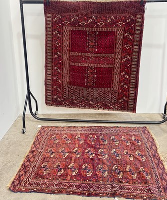 Lot 754 - Two early 20th century Tekke Tukmen wool...