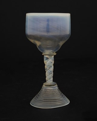 Lot 175 - An Arts and Crafts white opalescent Venetian...