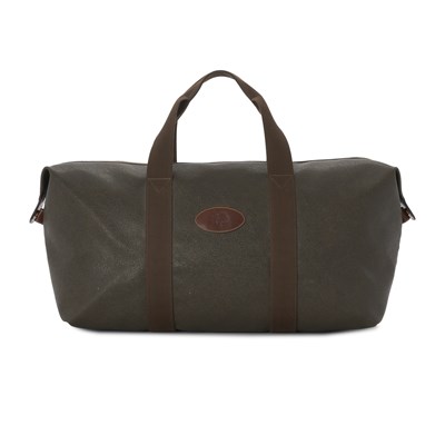 Lot 472 - Mulberry, a Scotchgrain holdall 55 travel bag.