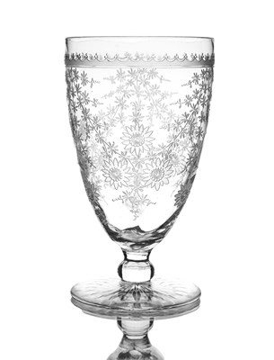 Lot 710 - A Northwood engraved Aesthetic Movement wine...