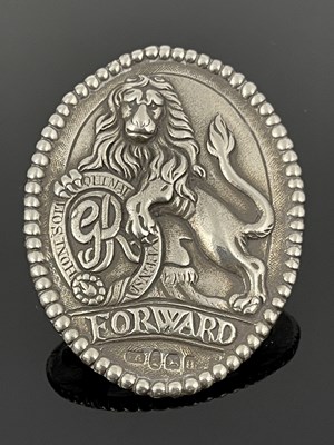 Lot 82 - A George III hallmarked silver shoulder belt...