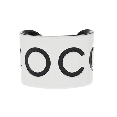 Lot 344 - Chanel, a Coco cuff bracelet.