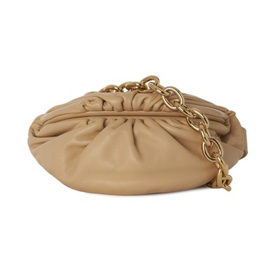 Lot 266 - Bottega Veneta, a ruched Pouch crossbody bag.