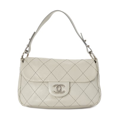 Lot 314 - Chanel, an On The Road wild stitch handbag.