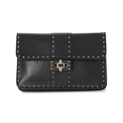 Lot 581 - Valentino Garavani, a Lockstud shoulder pouch.