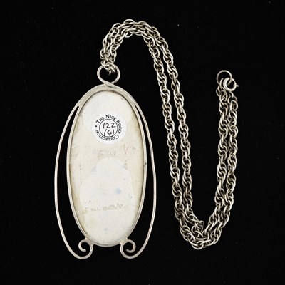 Lot 60 - Ruskin, a large Arts and Crafts silver mounted...