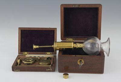 Lot 636 - 19th century scientific equiptment including a...