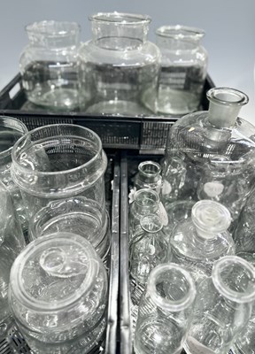 Lot 60 - Various glass vessels, to include hand blown...