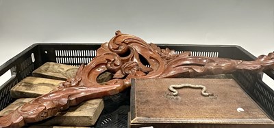 Lot 79 - Miscellaneous wooden items to include: a late...