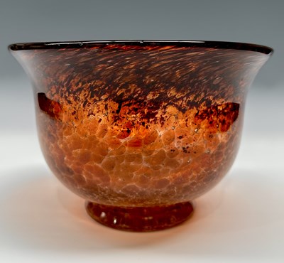 Lot 163 - Monart (attributed), an Art Deco art glass...