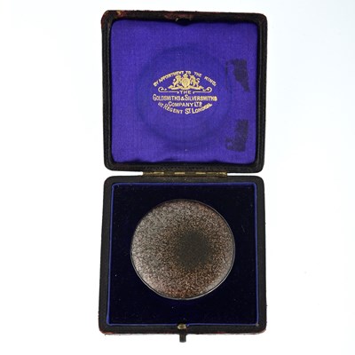 Lot 53 - Ruskin, an Aventurine and silver mounted...