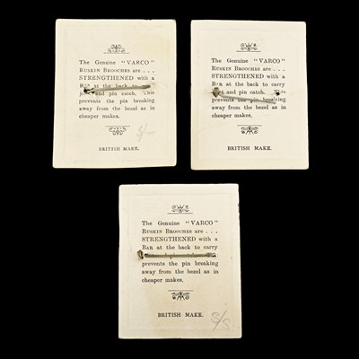 Lot 63 - Ruskin, three Arts and Crafts silver and metal...