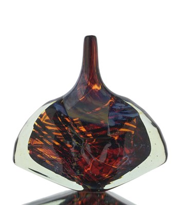 Lot 234 - Joseph Said for Mdina, an Art Glass Fish vase,...