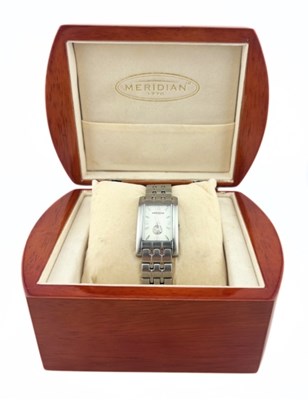 Lot 370 - Meridian, a 1770 wrist watch, with case