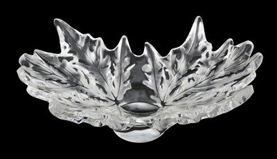 Lot 731 - A large modern Lalique clear and frosted glass...