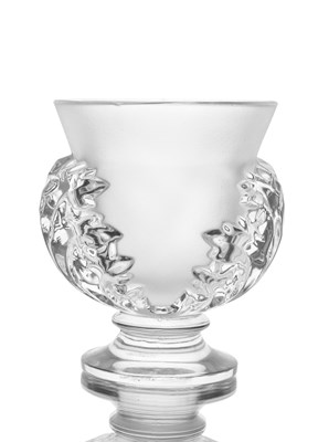 Lot 735 - Lalique, a Saint Cloud glass vase, polished...