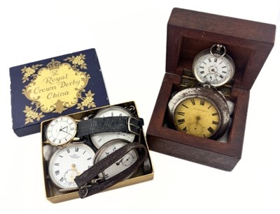 Lot 367 - A mixed group of watches, to include 4 open...