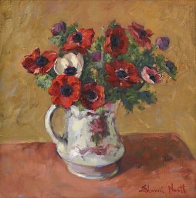 Lot 444 - Edward Noott (British, 1963), Anemones, signed...